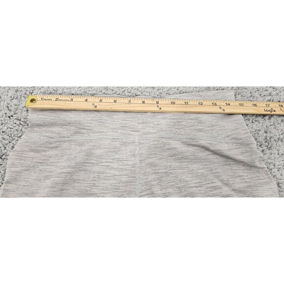 Lululemon Womens Leggings Train Times Gray Mesh 7/8 Ankle High Rise Yoga Size 10 - Picture 12 of 15
